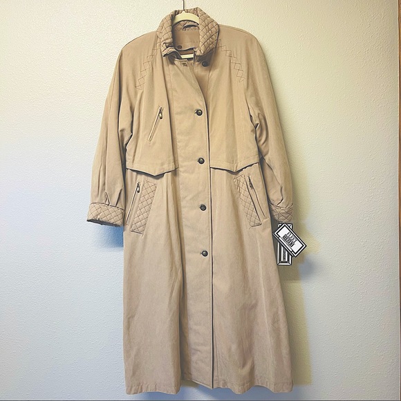 Fleet Street Jackets & Blazers - Fleet Street Vintage Rain Trench Coat